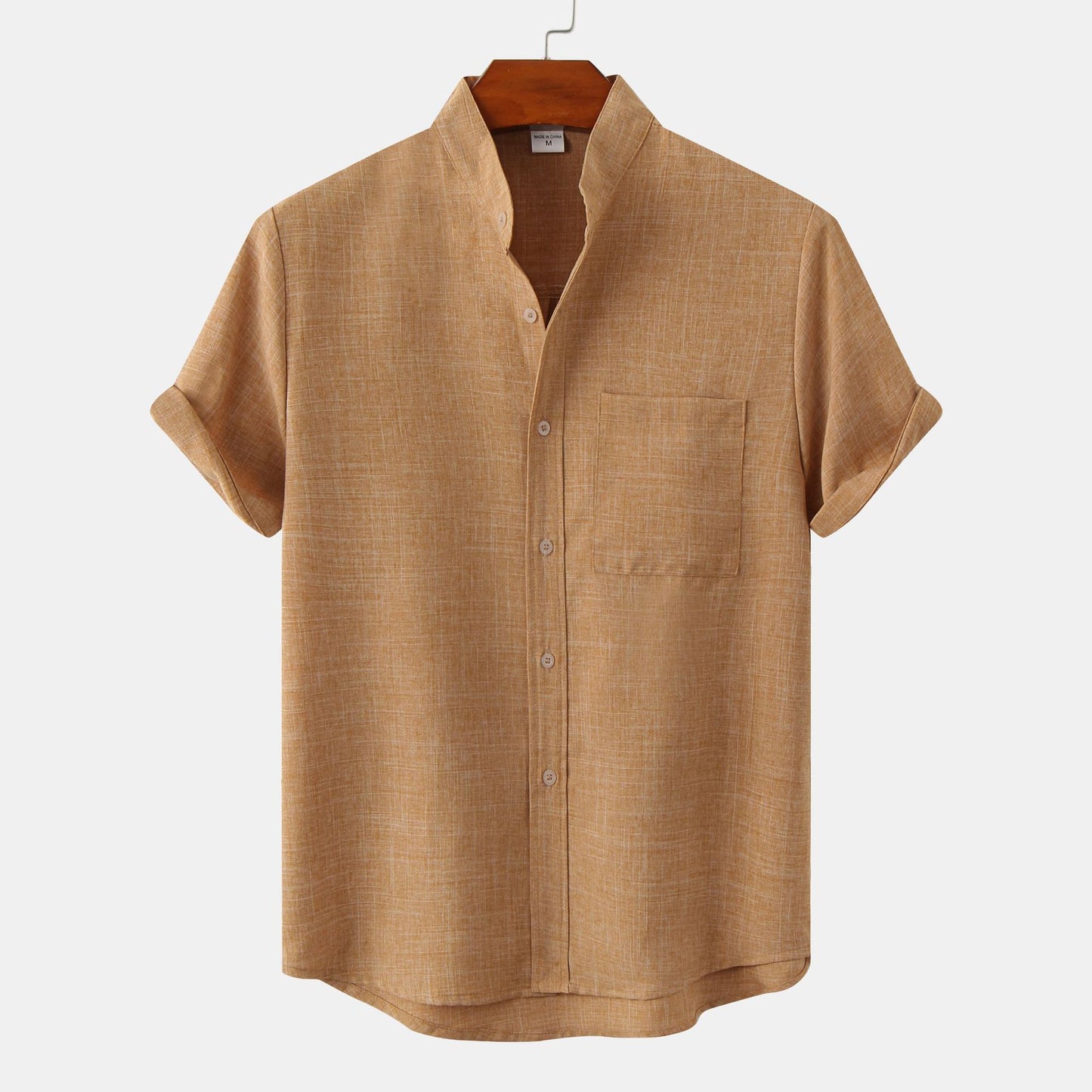 Mandarin Collar Shirt