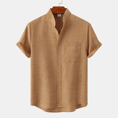 Mandarin Collar Shirt
