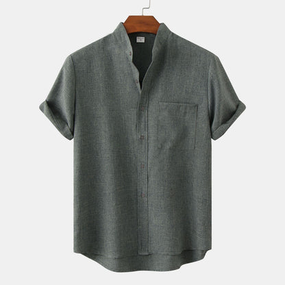 Mandarin Collar Shirt