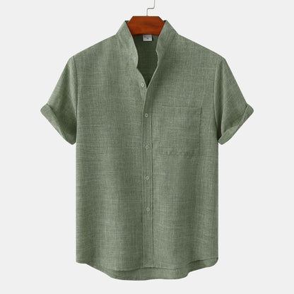 Mandarin Collar Shirt