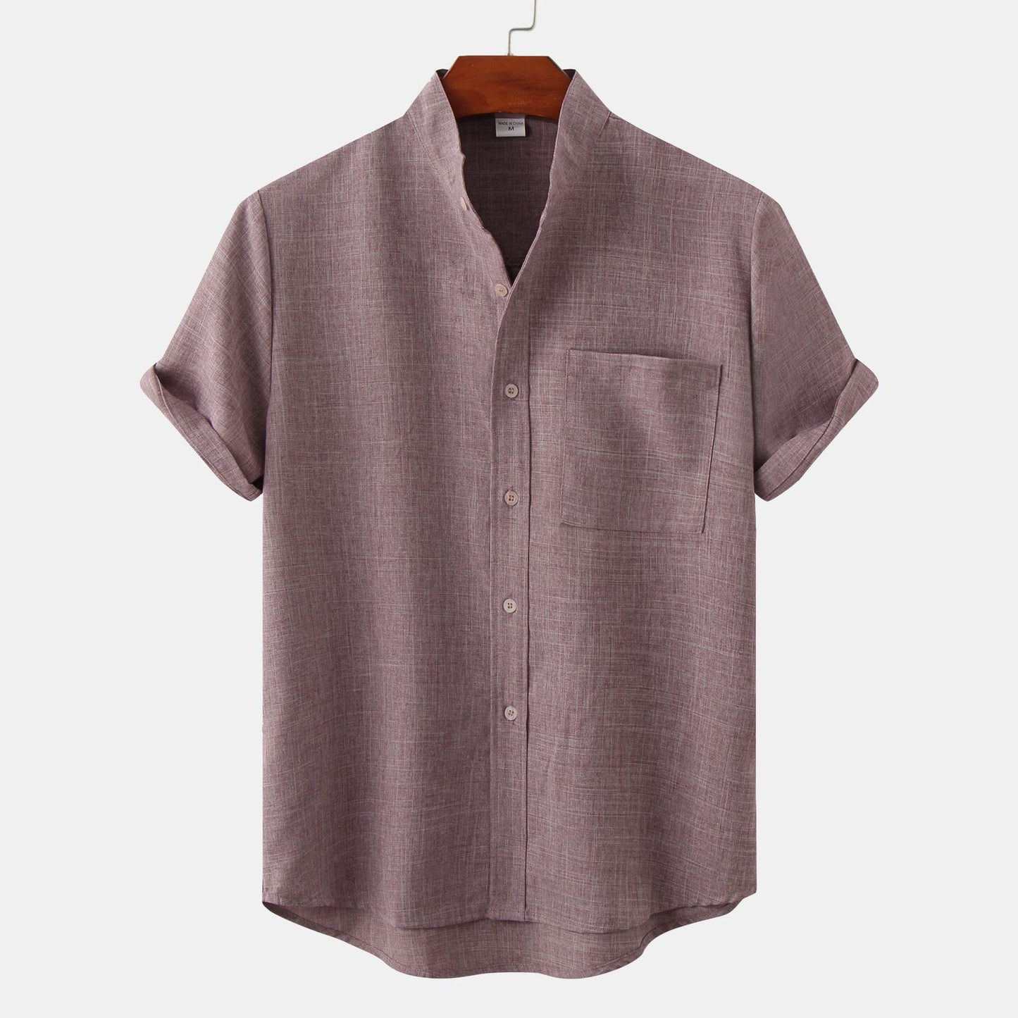 Mandarin Collar Shirt
